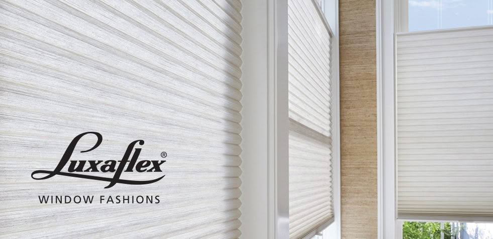 Luxaflex window blinds in stylish modern interior