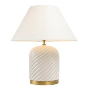 SAVONA TABLE LAMP - WHITE CERAMIC