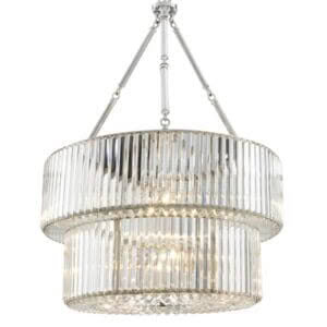 INFINITY DOUBLE CHANDELIER - Nickel