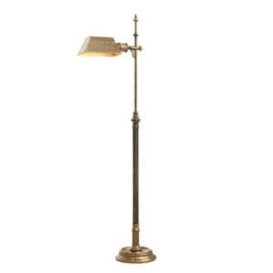 CHARLENE FLOOR LAMP - VINTAGE BRASS