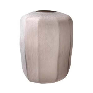 Smooth grey ceramic vase