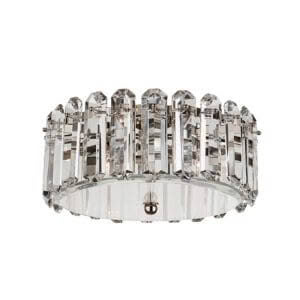 Bonnington Medium Flush Mount Polished Nickel