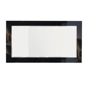 Blank rectangular billboard on dark background