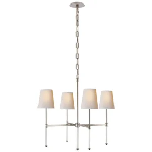 Camille Small Chandelier Polished Nickel