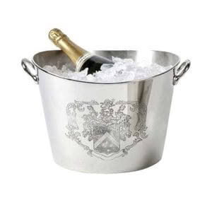 MAGGIA CHAMPAGNE COOLER OVAL - NICKEL