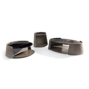 Modern designer furniture collection in minimalist setting