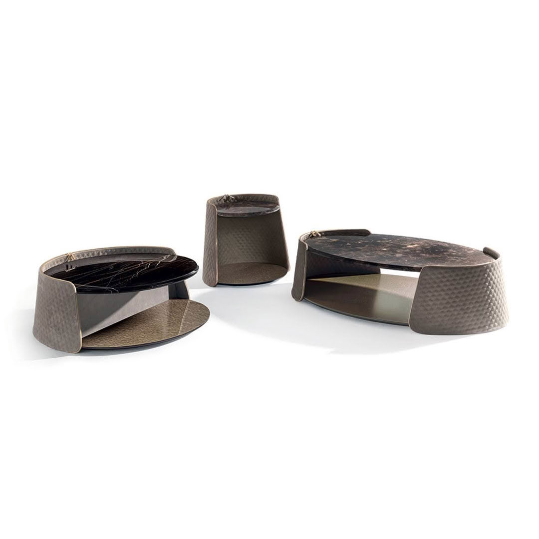 Modern designer furniture collection in minimalist setting