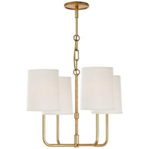 Go Lightly Small Chandelier Gilded