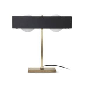 KERNEL TABLE LAMP - MATTE BLACK & BRASS