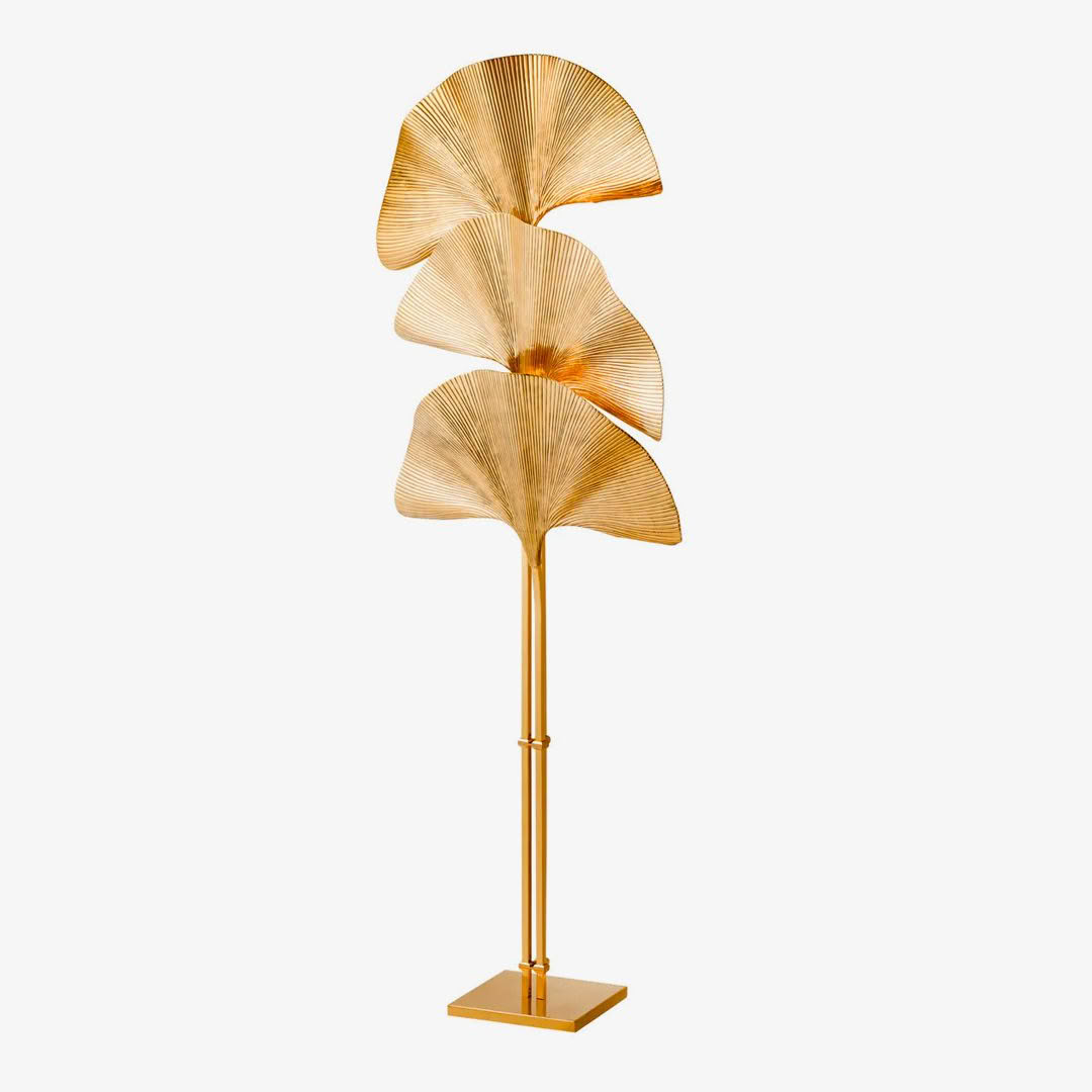 LAS PALMAS FLOOR LAMP BRASS