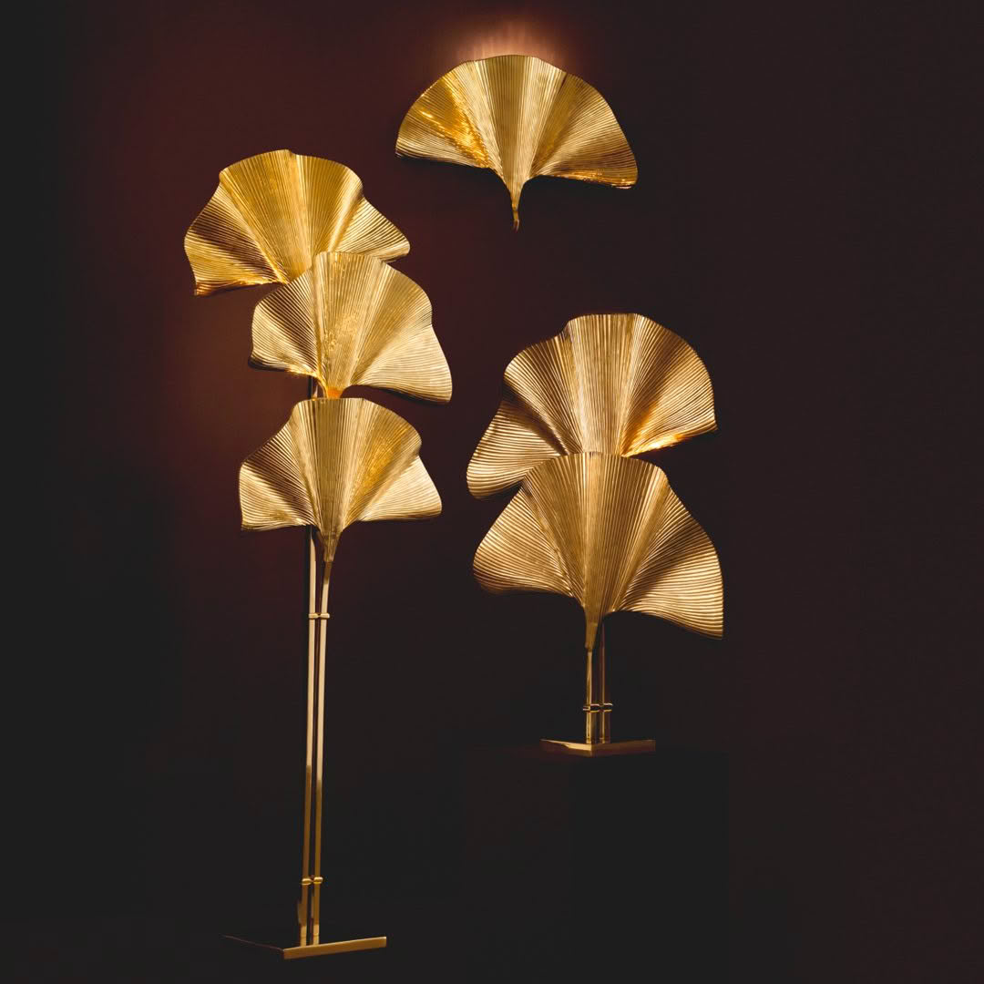 LAS PALMAS FLOOR LAMP BRASS - Image 2
