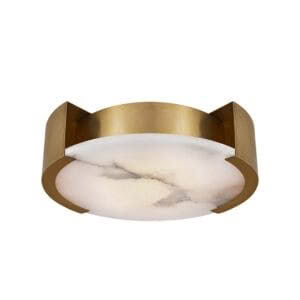 Melange Large Flush Mount Brass