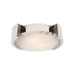 Melange Large Flush Mount Polished Nickel