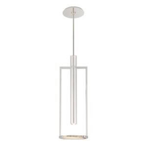 Melange Medium Floating Disc Pendant Polished Nickel