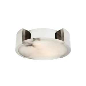 Melange Small Flush Mount Polished Nickel