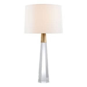 Olsen Table Lamp - Crystal with Brass