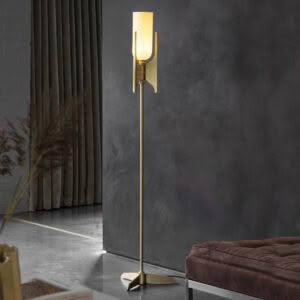 Pennon Floor Lamp Brass