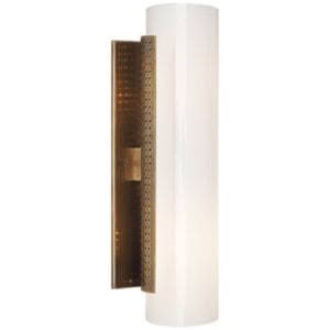 PRECISION CYLINDER SCONCE - ANTIQUE BURNISHED BRASS