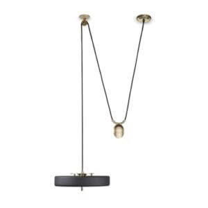 Revolve Rise and Fall Pendant Black