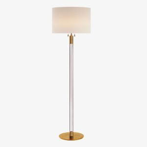 Riga Floor Lamp Brass