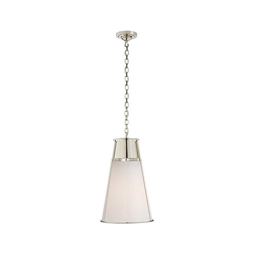 Modern conical pendant light with chain