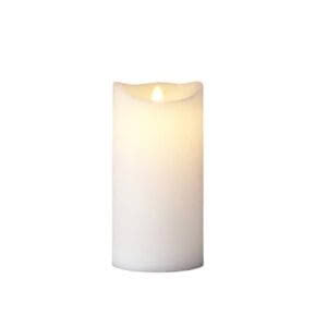 SIRIUS LED CANDLE - WHITE - 20CM HIGH X 10CM dia