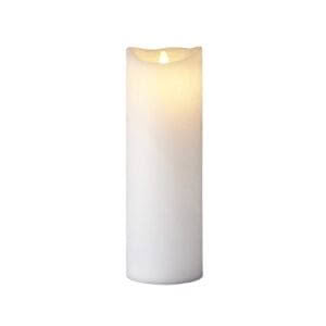 SIRIUS LED CANDLE - WHITE - 30CM HIGH X 10CM dia
