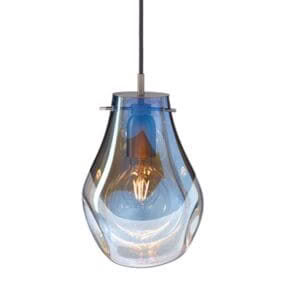 SOAP PENDANT - SMALL METALLIC BLUE