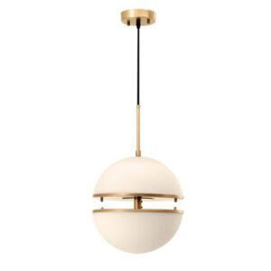 SPIRIDON HANGING LAMP - SMALL - ANTIQUE BRASS FINISH