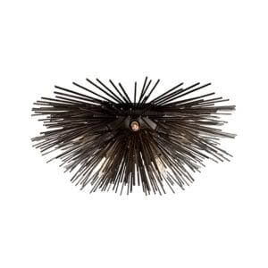 Strada Small Flush Mount Aged Iron