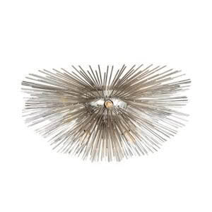 Strada Small Flush Mount Polished Nickel