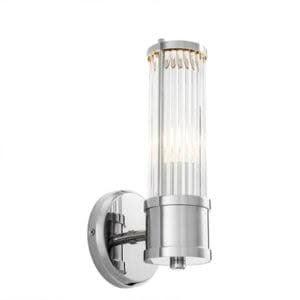 CLARIDGES SINGLE WALL LAMP - NICKEL