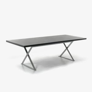 XO Metal Dining Table