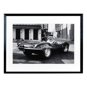 STEVE McQUEEN JAGUAR - BLACK FRAME - Y091