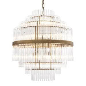 EAST CHANDELIER - ANTIQUE BRASS
