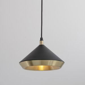 SHEAR PENDANT LIGHT / Brass and Black
