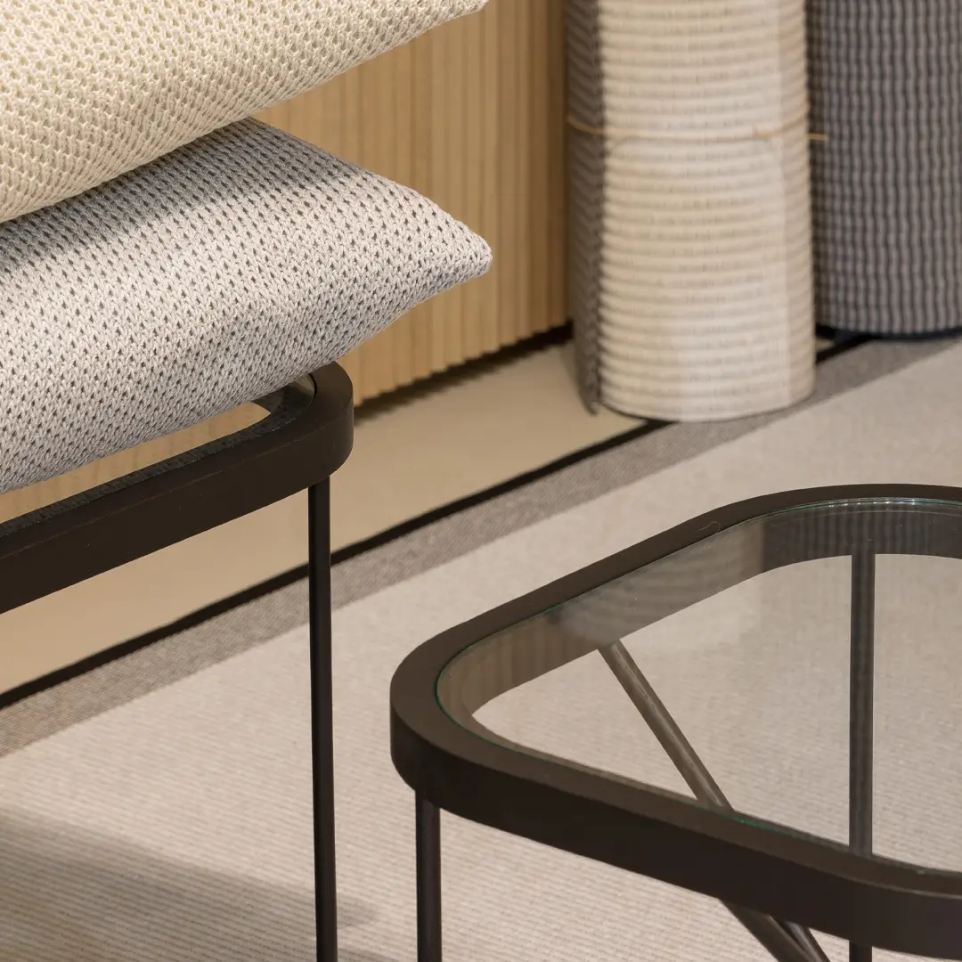 woodnote-lake_3 Close-up of elegant home decor with cushions and table