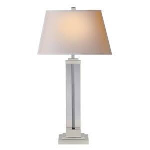 WRIGHT TABLE LAMP - NICKEL