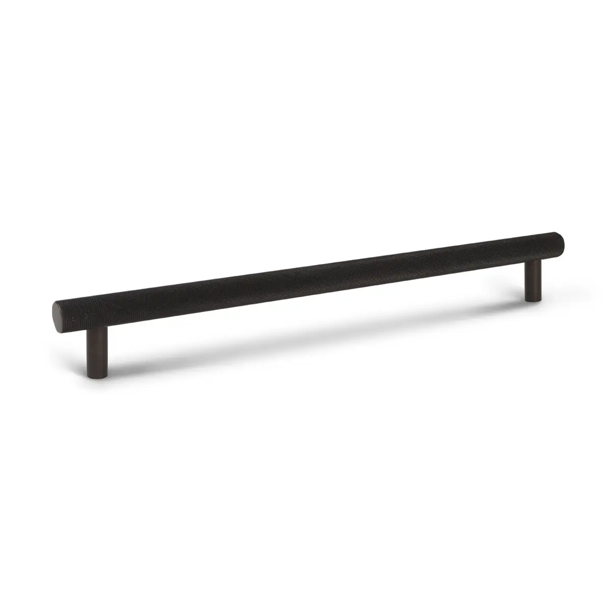 Black minimalist modern bench on white background