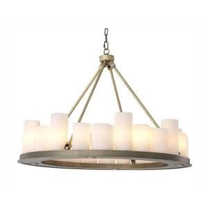 COMMODORE CHANDELIER 90CM - Brass