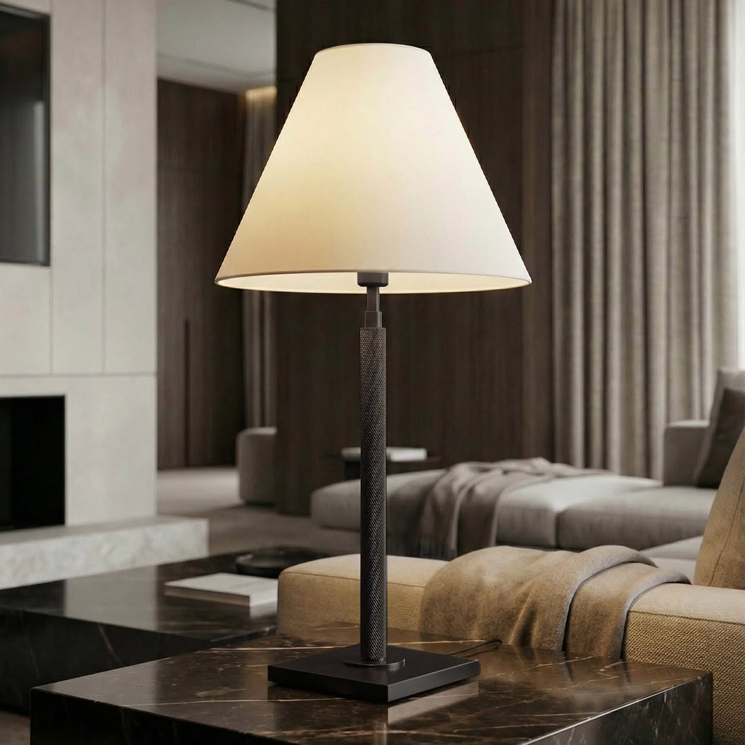TZ - CHAMONIX TABLE LAMP - KNURLED BRONZE - Image 2