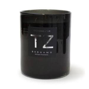 CANDLE - TZ - BERGAMO LARGE - CYLINDER SMOKED VASE 19cm H