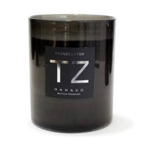 CANDLE - TZ - HANAKO LARGE - CYLINDER SMOKED VASE 19cm H (Pkg)
