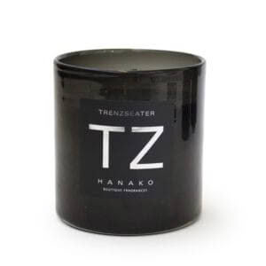 CANDLE - TZ - HANAKO MEDIUM - CYLINDER SMOKED VASE 14cm H (Pkg)