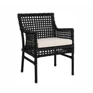 SANTA MONICA DINING CHAIR - CLASSIC BLACK - OUTDOOR