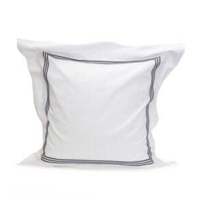 TRIPLE SATIN STITCH SATEEN - EURO Sham - 4 Flange