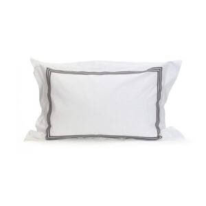 TRIPLE SATIN STITCH SATEEN - STANDARD Sham - 4 Flange