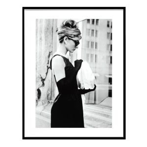 AUDREY HEPBURN - BREAKFAST AT TIFFANY'S BREAKFAST PRINT Z088 - LARGE