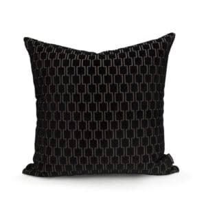 Kirkby Bakerloo | Cushion - JET BLACK
