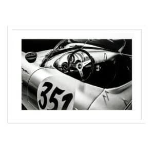 CLASSIC CAR 351 PRINT - FSY108 - WHITE FRAME